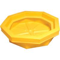 Ultra-Drum Tray sans grille, 32" lo x 32" la x 8,1" h, Cap. de d&eacute;versement 22,8 gal. US TGS INDUSTRIEL