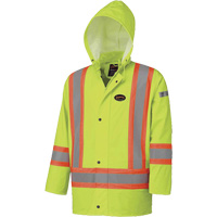 5894 Veste imperm&eacute;able r&eacute;sistant &agrave; la flamme, 2T-Grand, Jaune lime haute visibilit&eacute; TGS INDUSTRIEL