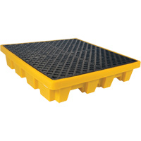4-Drum Nestable Ultra-Spill Pallet&reg;, 66 US gal. Spill Capacity, 51" x 51" x 10" TGS INDUSTRIEL