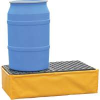 2-Drum Flexible Ultra-Spill Pallet&reg;, 66 US gal. Spill Capacity, 48" x 24" x 14" TGS INDUSTRIEL