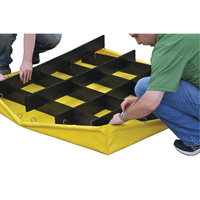 4-Drum Flexible Ultra-Spill Pallet&reg;, 66 US gal. Spill Capacity, 48" x 48" x 7" TGS INDUSTRIEL
