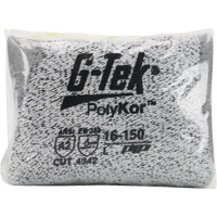 Gants r&eacute;sistants aux coupures G-Tek en tricot sans couture, Taille T-petit, Calibre 13, Rev&ecirc;tement Polyur&eacute;thane, Enveloppe en PolyKor, ASTM ANSI niveau A2/EN 388 niveau B TGS INDUSTRIEL