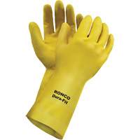 Gants r&eacute;utilisables Dura-Fit , Taille Petit/7, 12" lo, Latex, Doublure en Ouat&eacute;e, 20 mils TGS INDUSTRIEL