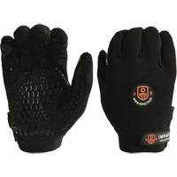 Mechanic Anti-Impact Gloves, 7/Small, Synthetic/Suede Palm, Elastic/Hook & Loop Cuff TGS INDUSTRIEL