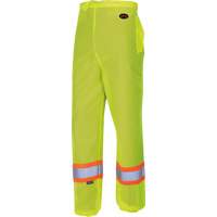 5670 Traffic Safety Pants, Polyester, 2X-Small/X-Small, High Visibility Lime-Yellow TGS INDUSTRIEL
