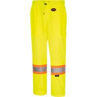 5999PW Women's  Traffic Safety Pants, Polyester, X-Small, High Visibility Lime-Yellow TGS INDUSTRIEL