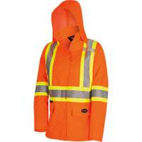 5626W The Rock Women's 300D  Quilted Safety Parka, Polyester/Polyurethane, High Visibility Orange, X-Small TGS INDUSTRIEL