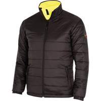 5771 Waterproof Reversible Safety Jacket, Polyester/Polyurethane, High Visibility Lime-Yellow, Small TGS INDUSTRIEL