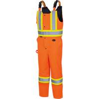 5040 Waterpoof Quilted Safety Overalls, Polyester, Small, High Visibility Orange TGS INDUSTRIEL
