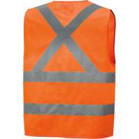 6885 Veste de s&eacute;curit&eacute; haute visibilit&eacute; en tricot chaîne, Orange haute visibilit&eacute;, Petit, Polyester TGS INDUSTRIEL