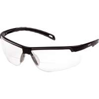 Lunettes de lecture H2MAX avec monture noire, Antibu&eacute;e, Transparent, Dioptrie 2,0 TGS INDUSTRIEL