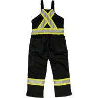 Ripstop Insulated Safety Bib Overall, Polyester, X-Small, Black TGS INDUSTRIEL