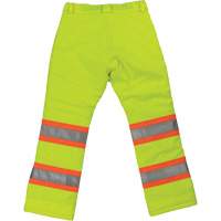 Womens Insulated Flex Safety Pant, Polyester, X-Small, High Visibility Lime-Yellow TGS INDUSTRIEL