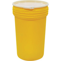 Ensemble de baril emboîtable en plastique pour laboratoire, 55 gal. US, Mobile TGS INDUSTRIEL