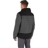 M12 Heated Quietshell Jacket with Battery, Men's, Small, Grey TGS INDUSTRIEL