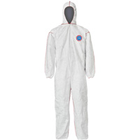 Combinaisons SFR avec cagoule, Moyen, Blanc, Tyvek 400 TGS INDUSTRIEL