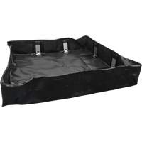 Berme repliable, Capacit&eacute; 30 gal. US, 2' la x 4' lo x 6" h, Support &agrave; encliqueter TGS INDUSTRIEL