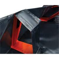 Berme d&eacute;ployable &agrave; mur IBX, Capacit&eacute; 268 gal. US, 6' la x 6' lo x 12" h, Support &agrave; encliqueter TGS INDUSTRIEL