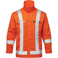 Veste aviateur d'&eacute;t&eacute; Skyline UltraSoft 7 oz., Petit, Orange haute visibilit&eacute; TGS INDUSTRIEL