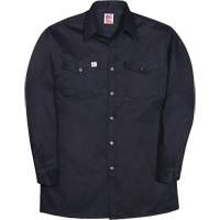 Chemise industrielle de travail &agrave; manches longues, Hommes, Petit, Bleu marine TGS INDUSTRIEL