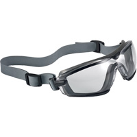 Cobra TPR Compact Safety Goggles, Clear Lens, Anti-Fog/Anti-Scratch, Closed Vent TGS INDUSTRIEL