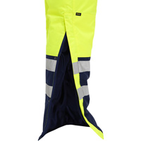Bisley&reg; Extreme Cold Bib Overall, Polyester, Small, High Visibility Lime-Yellow TGS INDUSTRIEL
