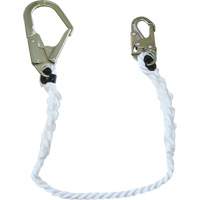 LAN-1242-4 Longe &agrave; corde de retenue 5/8", 1 branches, 4', Classe CSA A TGS INDUSTRIEL