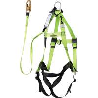 FBH-10000A6440-4 Harnais & longe classe A de 4' avec capacit&eacute; de 350 lb, Combinaison harnais/longe TGS INDUSTRIEL