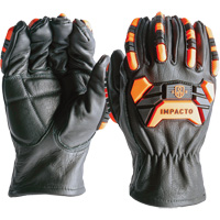 Impact & Cut Protection Gloves, 7, Cowhide Palm TGS INDUSTRIEL