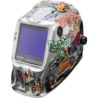 Masque de soudage VIKING 3350 Hot Rodders, 3,74" lo x 3,34" la Champ de vision, Teinte 5 - 13 TGS INDUSTRIEL