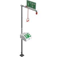 Douche combin&eacute;e avec cuvette ferm&eacute;e en ABS et entr&eacute;e inf&eacute;rieure, Socle TGS INDUSTRIEL