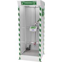 Emergency Cubicle Shower & Covered Eye & Face Wash with Sump Pump TGS INDUSTRIEL