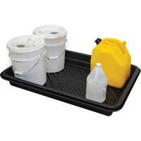 Plateau pour les d&eacute;versements, 24" lo x 36" la x 4,5" h, Cap. de d&eacute;versement 18 gal. US TGS INDUSTRIEL