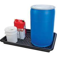 Plateau pour les d&eacute;versements, 30" lo x 48" la x 4,5" h, Cap. de d&eacute;versement 30 gal. US TGS INDUSTRIEL