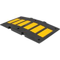 Middle Speed Hump, Rubber, 2' L x 8" W x 1-1/4" H TGS INDUSTRIEL