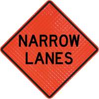 Quadra Flex Roll-Up Sign with Traffic Control Person Ahead Symbol TGS INDUSTRIEL