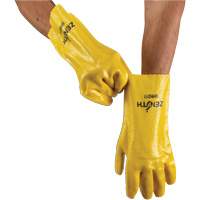 Gants &agrave; fini rugueux et r&eacute;sistants aux produits chimiques, Taille 9, 12" lo, PVC, Doublure en Interlock, 47-mil TGS INDUSTRIEL