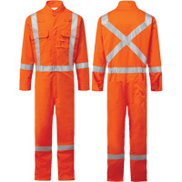 Combinaison FR Bizflame 88/12 Iona 7 oz. FR510, Taille 36, Orange TGS INDUSTRIEL