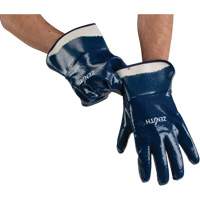 Heavyweight Safety Cuff Gloves, 10/X-Large, Nitrile Coating, Cotton Shell TGS INDUSTRIEL