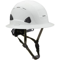 Fibre Metal Climbing Style Helmet with Full Brim, Meets CSA Type 2, Ratchet Suspension, Vented TGS INDUSTRIEL
