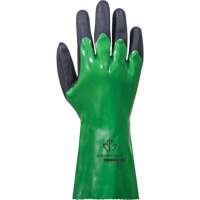SolvStop Chemical-Resistant Gloves, Size 7, 12" L, PVC TGS INDUSTRIEL