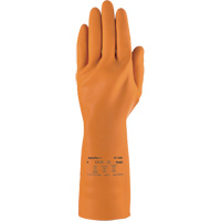 Gants robustes r&eacute;sistants aux produits chimiques AlphaTec 87-208, Taille 7, 12,8" lo, Latex de caoutchouc, Doublure en Coton/Ouat&eacute;e, 29,5 mils TGS INDUSTRIEL
