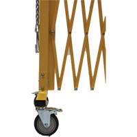 Barri&egrave;re extensible, 84" h x 20' lo, Jaune TGS INDUSTRIEL