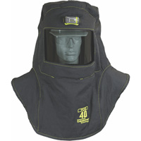 TCG Arc Flash Hood, Black, 40 cal/cm², ANSI Z87.1/ASTM F1506/ASTM F1959/ASTM F2178/Meets/Exceeds CSA Z462/NFPA 70E, 4 Arc Flash PPE Category Level TGS INDUSTRIEL
