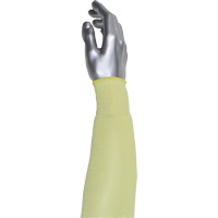 Manchette r&eacute;sistante &agrave; la coupe &agrave; pli unique Kut Gard, Aramide/ATA, 10", ASTM ANSI niveau A4, Jaune TGS INDUSTRIEL