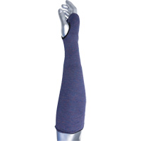 Manchette ASP &agrave; 2 plis avec trou pour pouce ECO Series Kut Gard, Aramide, 14", ASTM ANSI niveau A3, Mauve TGS INDUSTRIEL