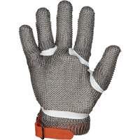 MMG Food Safe Metal Chainmail Gloves, Size 2X-Small, Stainless Steel Shell, ASTM ANSI Level A9 TGS INDUSTRIEL