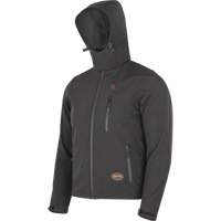 Veste chauffante Softshell, Hommes, Petit, Noir TGS INDUSTRIEL