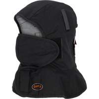 Doublure matelass&eacute;e ignifug&eacute;e Pioneer 765A pour casque de s&eacute;curit&eacute; avec un long cou et embout buccal amovible, Noir/Gris, Coton/FR-Tech/Modacrylique/Nylon TGS INDUSTRIEL