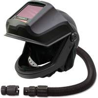 Masque respiratoire &agrave; adduction d'air et casque de soudage &agrave; visi&egrave;re relevable avec ADF et refroidisseur DEFENDER, Universel, Pi&egrave;ce faciale TGS INDUSTRIEL